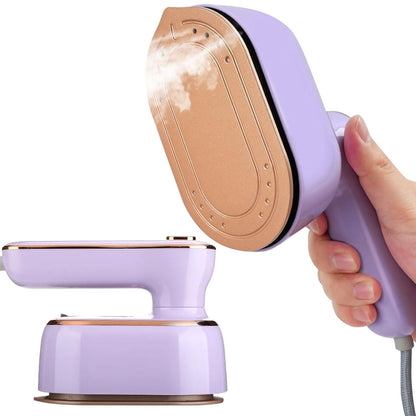 1000W Portable Handheld Steamer for Hang Flat Ironing Travel Garment Steamer with 180° Rotatable Handle 10S Fast Heating Clothing Wrinkles Remover for Home Office Travel