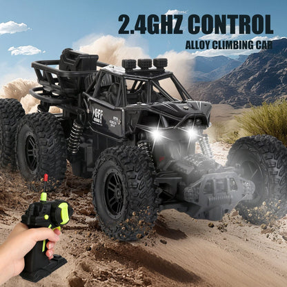 All-terrain Electric Toy Car, Alloy Car, 1:20 Scale Model Car, 2.4GHz R/ C Off-road Car, High-speed Car, with Headlights And Shock Absorption, Birthday Gifts for Kids Over 3 Years Old