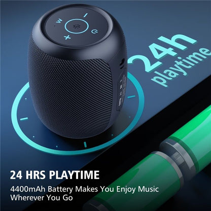 Zealot S53 Mini Speaker Portable Wireless Column Waterproof HIFI Lossless Sound Quality Stereo Subwoofer Loudspeaker; Christmas Gift For Women/Kids/Children/Men/Adults