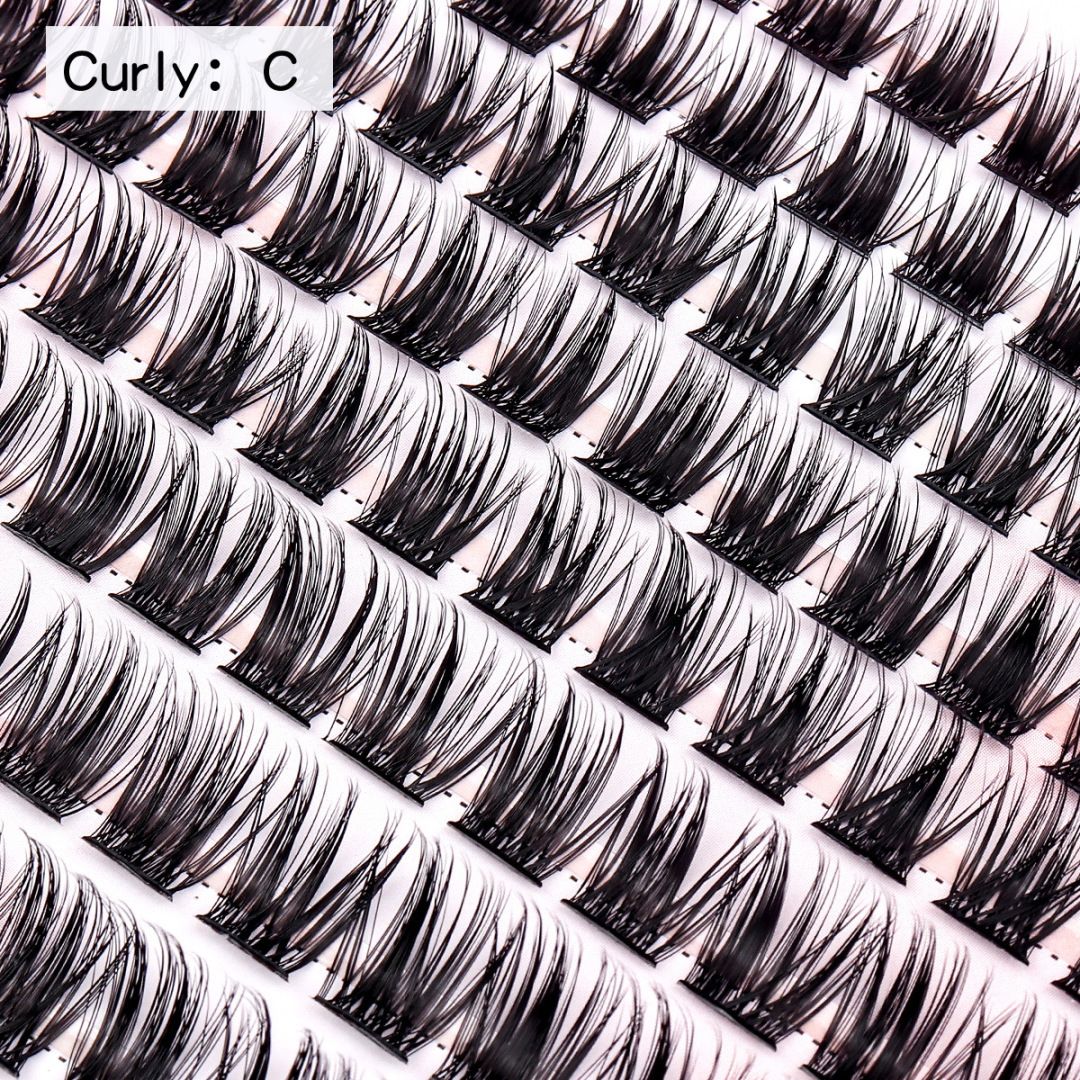 2026 Hottest New Product: False Eyelashes -  Azenlo Beginner's DIY Eyelash Extension Kit, 120 Clusters Of Large-capacity False Eyelashes, Includes Glue, Tweezers, and Complete Tool Set
