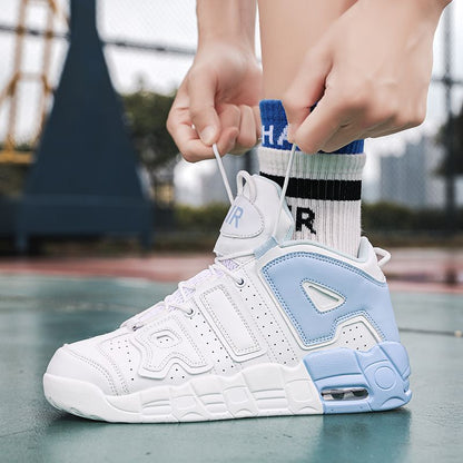 New men's and women's trend fashion personality basketball sneakers fashion match men's sneakers 5 colors