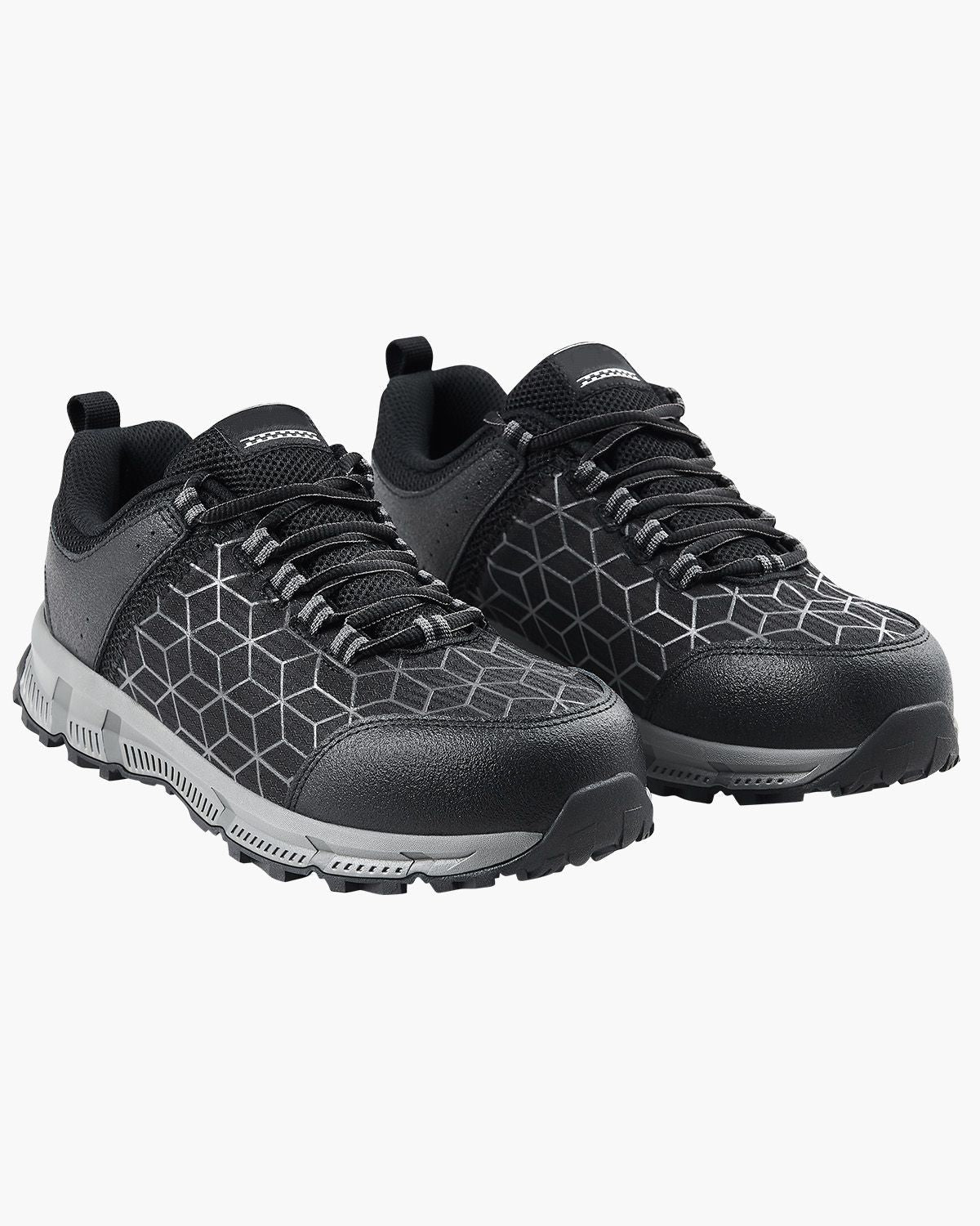 Steel Toe Shoes for Men, US Size 8.5 Wide, Men's Cushion Sport Safety Toe Athletic Work Shoe, Indestructible Safety Sneakers Lightweight,Breathable Industry Construction Work Shoes, Black