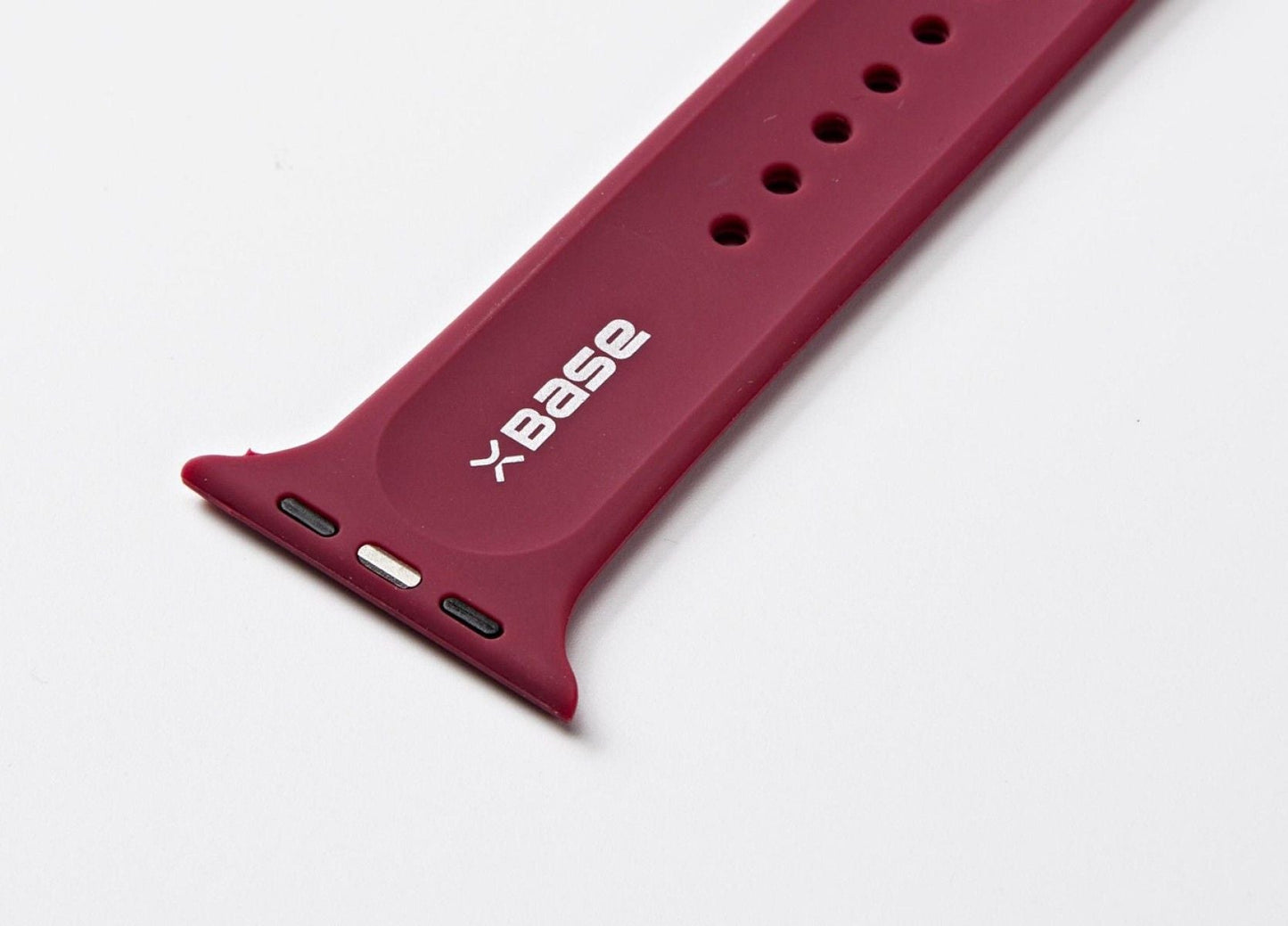 White Silicone Watch Band Made for Apple Watch - Large (42/44/45/49mm)
