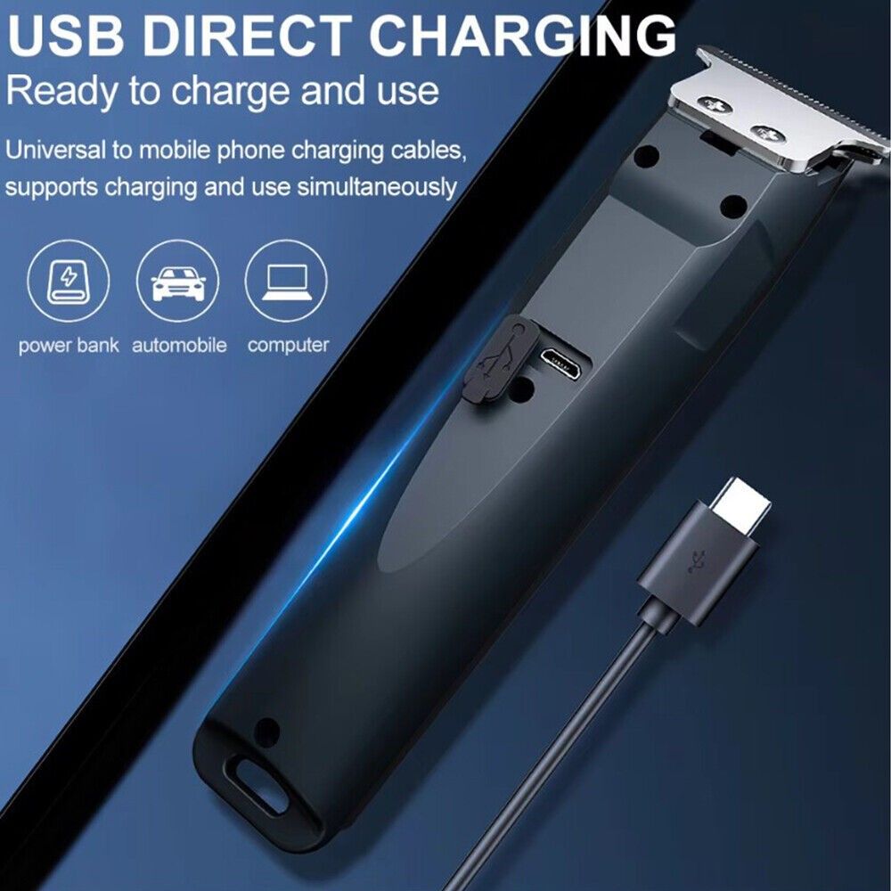 Professional Hair Clippers Trimmer Cutting Beard Cordless Barber Shaving Machine