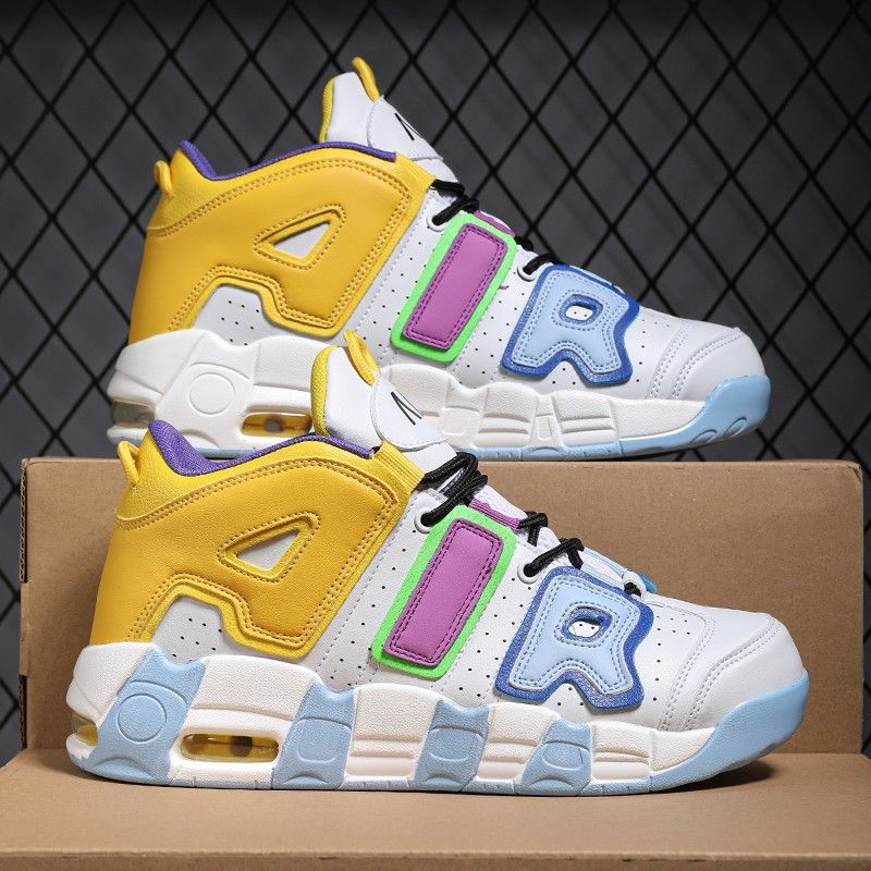 New men's and women's trend fashion personality basketball sneakers fashion match men's sneakers 5 colors