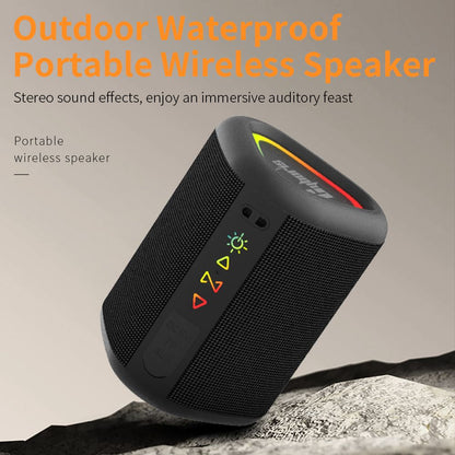 Cyboris S1 High Quality Portable Mini Waterproof Bluetooth Speaker, Wireless V5.4 Outdoor TWS Stereo Sporting Speakers 15W Loud Stereo Soundbox