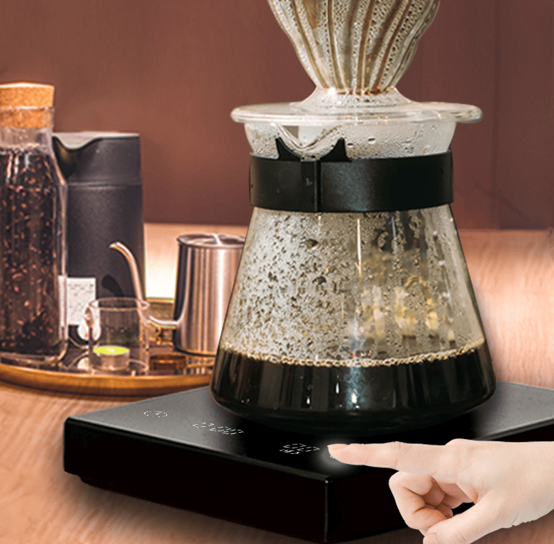 Precision Coffee Scale with Timer - Multifunctional Electronic Weight Scale for Home Brewing