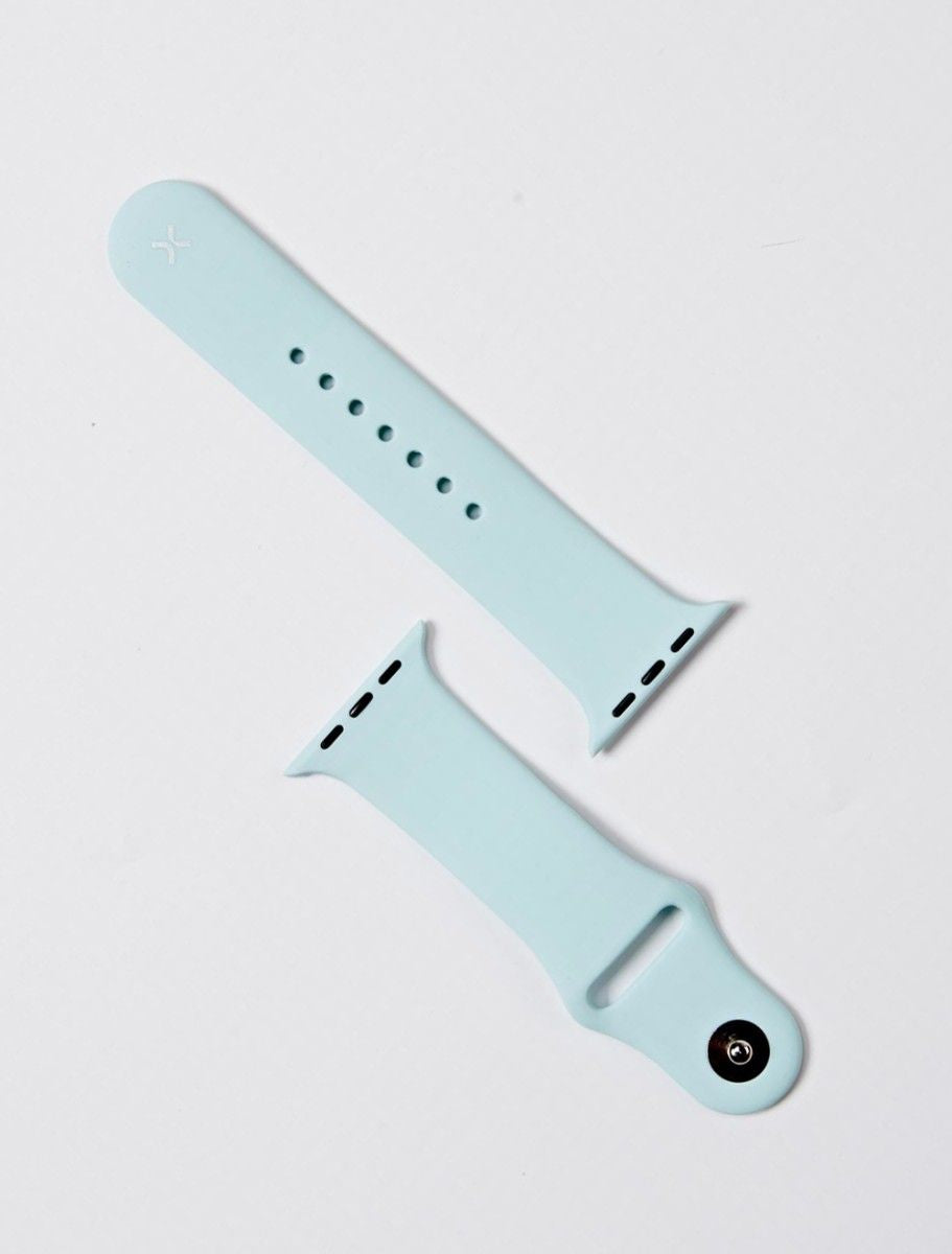 White Silicone Watch Band Made for Apple Watch - Large (42/44/45/49mm)