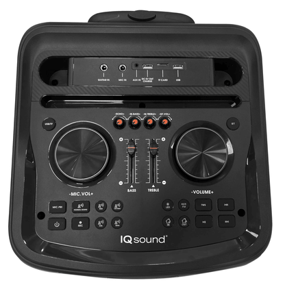 IQ Sound CYBER FLEX12 12-Inch Portable Bluetooth Party Speaker