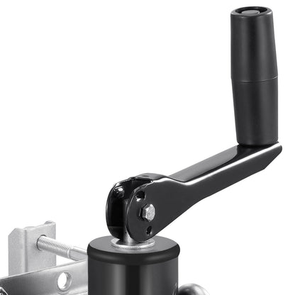 Trailer Jack, 2000 lbs Dynamic Load Capacity, Heavy Duty Swivel Bolt-on Trailer Jack, 10" Lift Trailer Jack Stand with Handle for RV Trailer, Horse Trailer, Utility Trailer, and Yacht Trailer