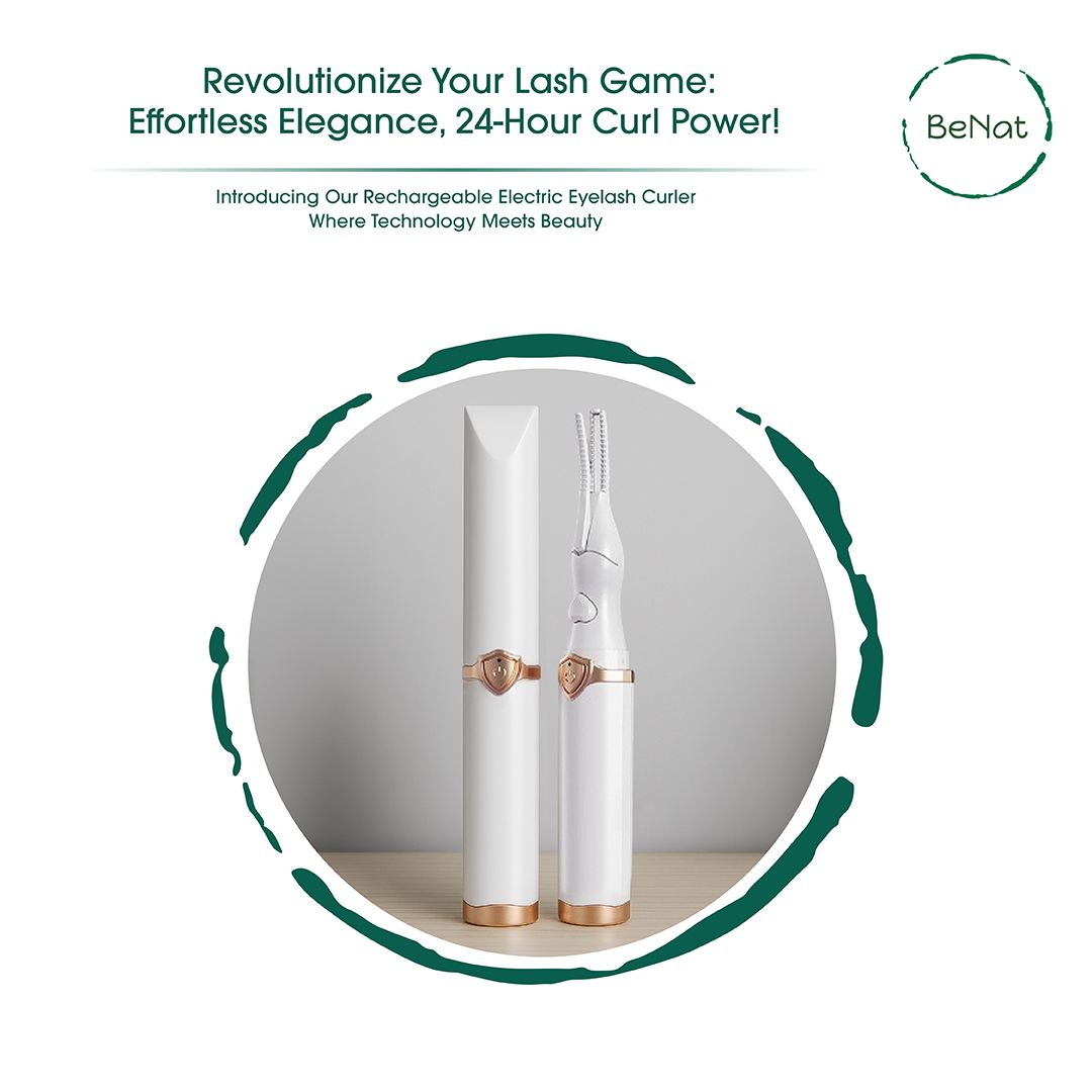 Rejuvenating Electric Eyelash Curler for Stunning, Long-Lasting Lash Volume