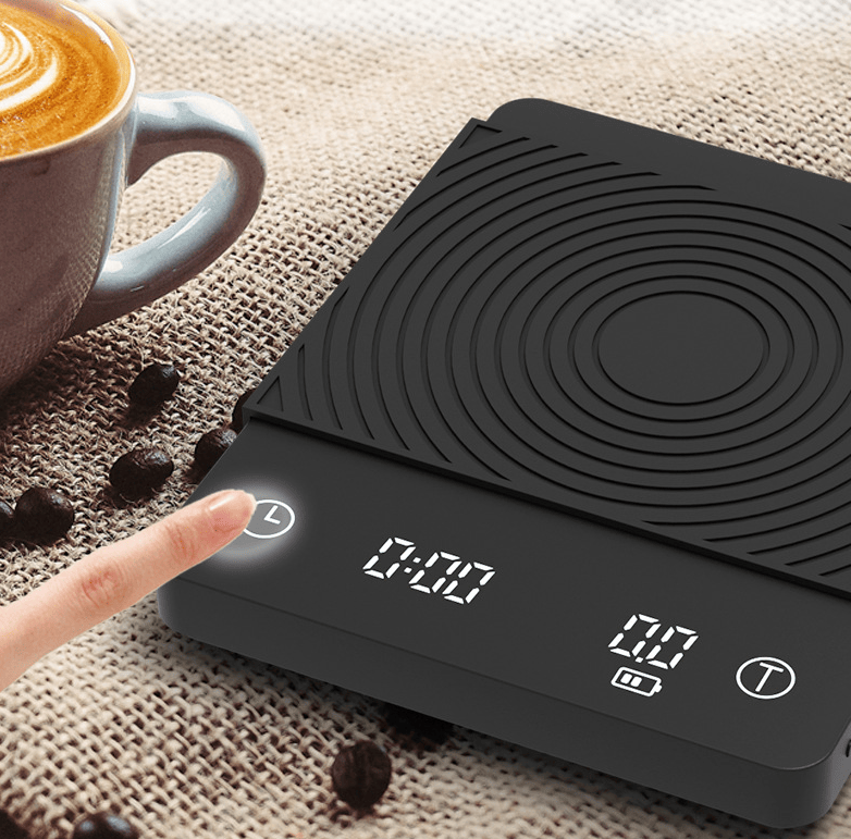 Precision Coffee Scale with Timer - Multifunctional Electronic Weight Scale for Home Brewing