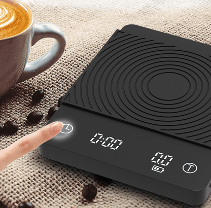 Precision Coffee Scale with Timer - Multifunctional Electronic Weight Scale for Home Brewing