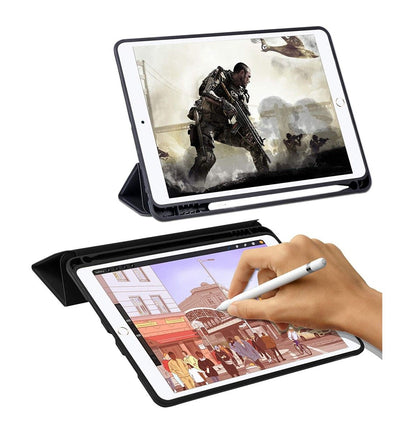 Folio Case Hard Back Stand compatible for iPad 10.2 (7/8/9 Gen)