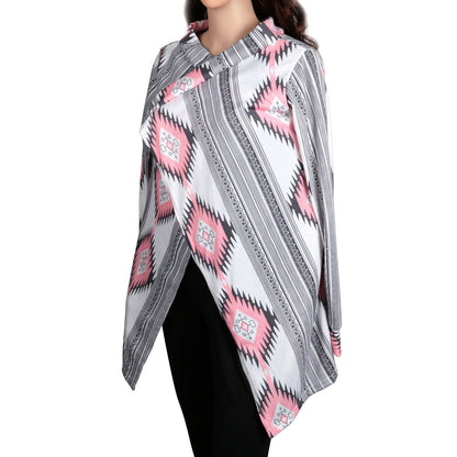 Women Open Front Cardigan Long Sleeve Shawl Neck Breathable Cardigan Well Collection
