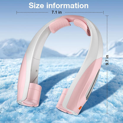 Neck Fan, 6 Speeds Adjustable Portable Personal Fan Rechargeable, Faster Cooling Wearable Fan, Ultra Quiet for Home, Office, Travel, Outdoor