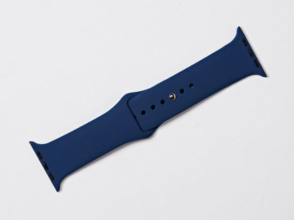 White Silicone Watch Band Made for Apple Watch - Large (42/44/45/49mm)