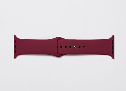 White Silicone Watch Band Made for Apple Watch - Large (42/44/45/49mm)