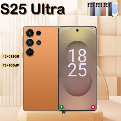 I25 Ultra 5G Smartphone, Unlocked Cell Phone, 6.8" HD Screen Unlocked Phones,  , 6000mAh Battery, Built in Pen, 12+512GB, Android 14, Face ID+Fingerprint Lock