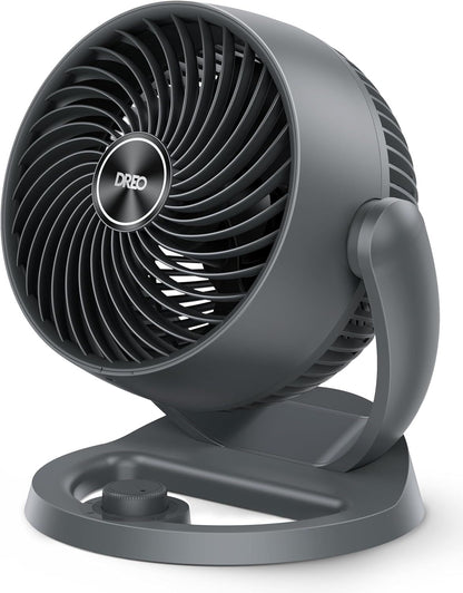 Fan for Bedroom, 12 Inches, 70ft Powerful Airflow, 25db Quiet Table Air Circulator Fans for Whole Room, 120° Adjustable Tilt, 3 Speeds, Desktop Fan for Home, Office, Kitchen