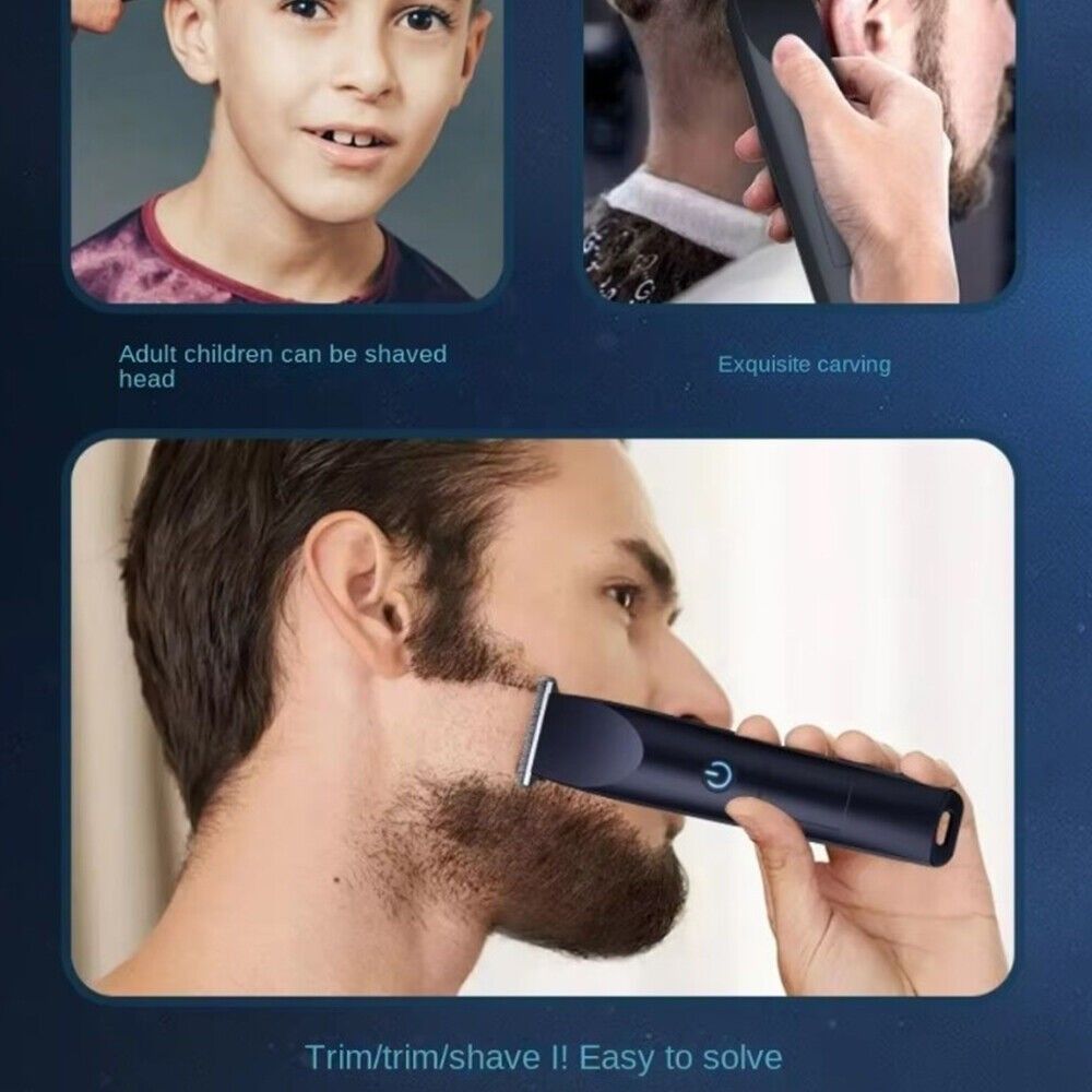 Professional Hair Clippers Trimmer Cutting Beard Cordless Barber Shaving Machine