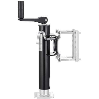 Trailer Jack, 2000 lbs Dynamic Load Capacity, Heavy Duty Swivel Bolt-on Trailer Jack, 10" Lift Trailer Jack Stand with Handle for RV Trailer, Horse Trailer, Utility Trailer, and Yacht Trailer