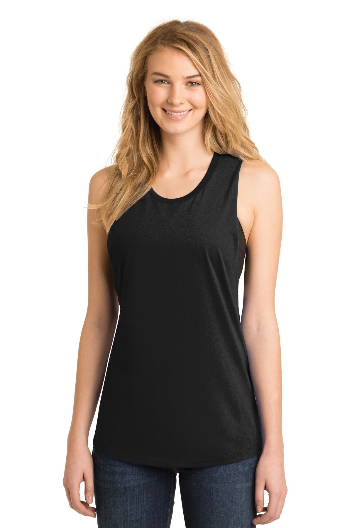 District Women's Fitted V I T Festival Tank DT6301