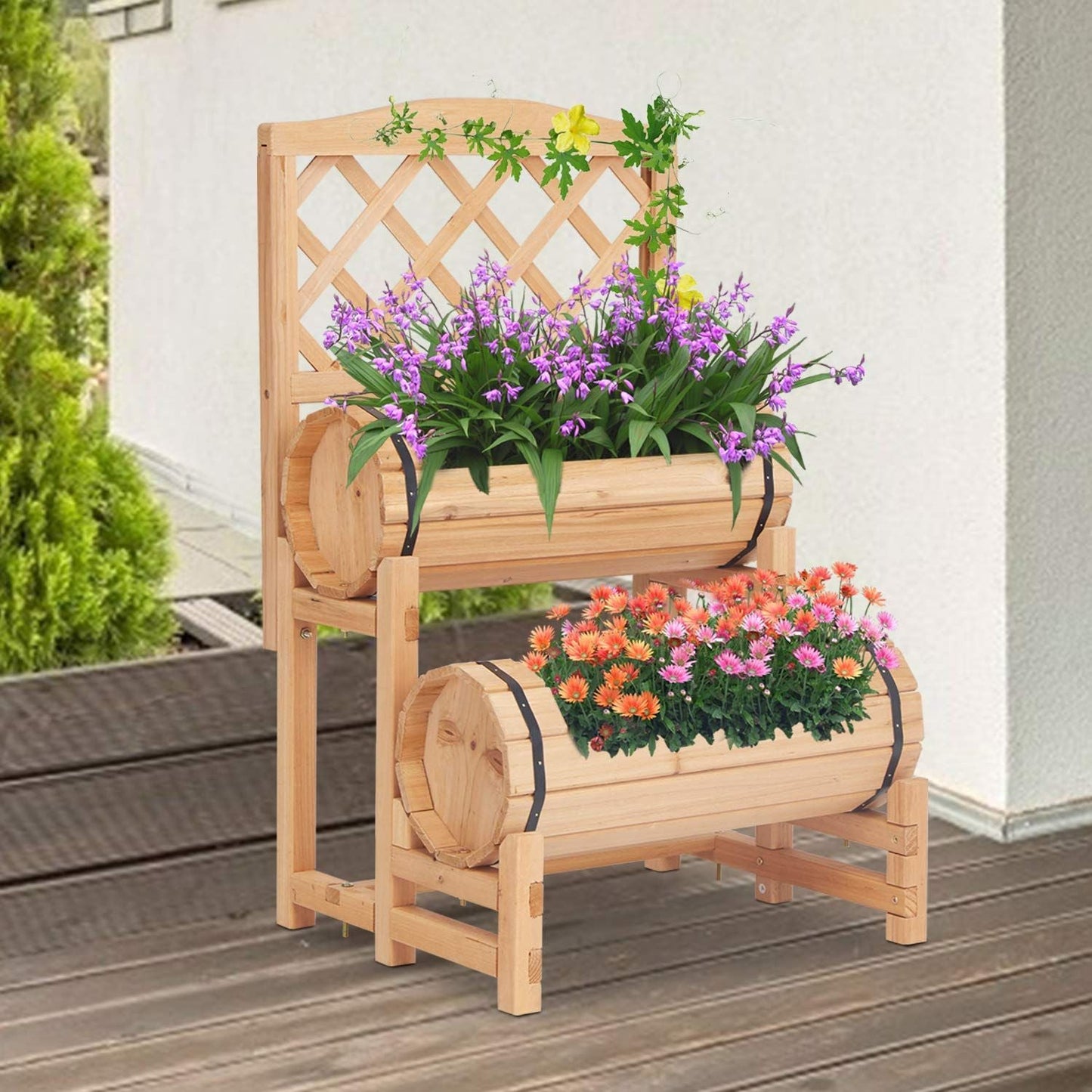 PPL Outdoor Planter Raised Garden Bed - Planter Boxes Outdoor, Herb Garden Planter Outdoor, Planters for Outdoor Plants