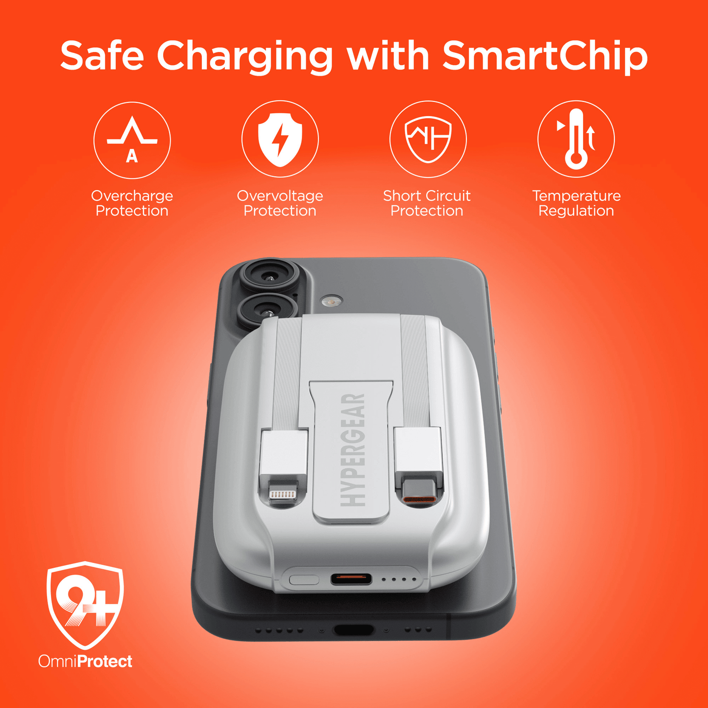 HyperGear Mag Grip Go 5000mAh Wireless Power Bank