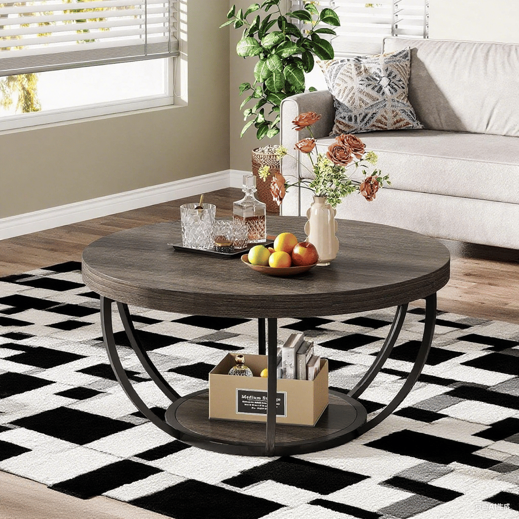 Coffee Table, Sofa Side Table, Living Room Table, Side Cabinet