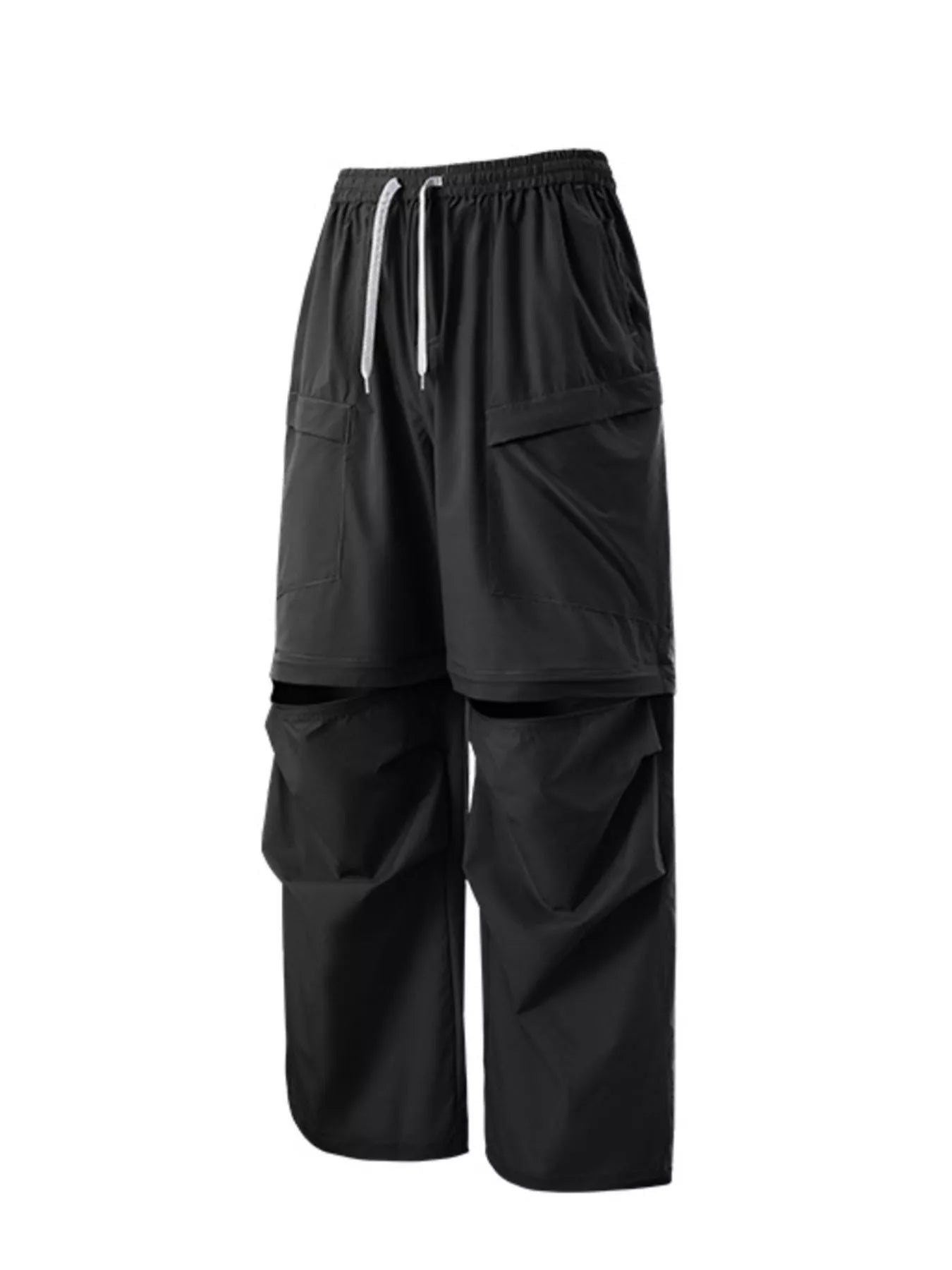Men's Cargo Pants with Drawstring Waist