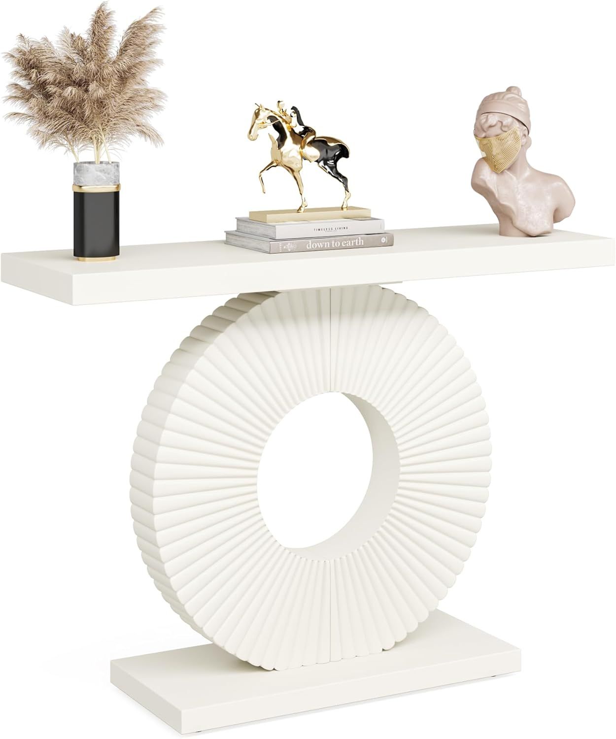 Console Table  Wood Entryway Table