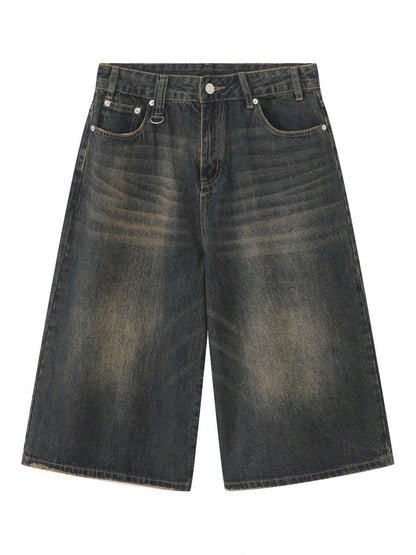 Wide Leg Cropped Jeans
