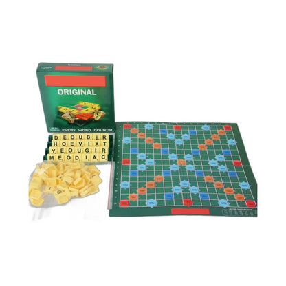 Scrabble English Board Game Paper Chessboard Parent-child Educational Toys