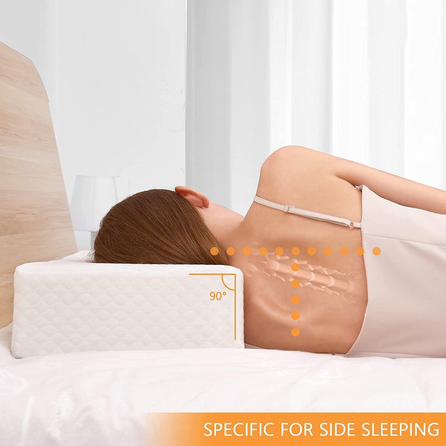 Memory Foam Cervical Support Single Healthy Pillow
