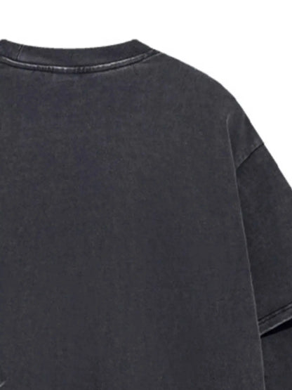 Men's Graphic Round Neck Long Sleeve T-Shirt