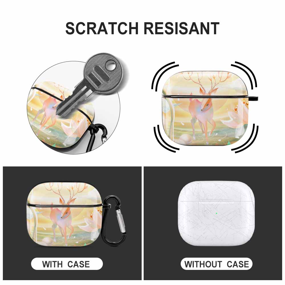 Bluetooth Earbuds Case Cover for Airpods 3 PC Hard Shell