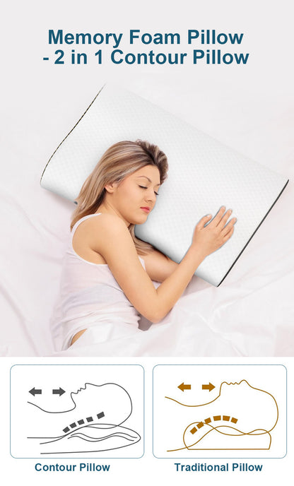 Memory Foam Pillow Slow Rebound Deep Sleep