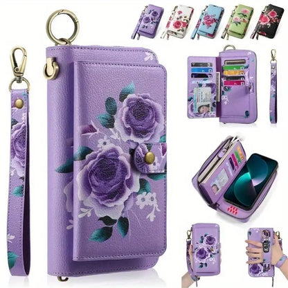 PU Leather Long Wallet Clutch Bag