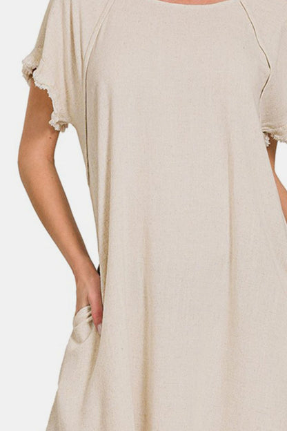 Boho Fringe High-Low Dress
