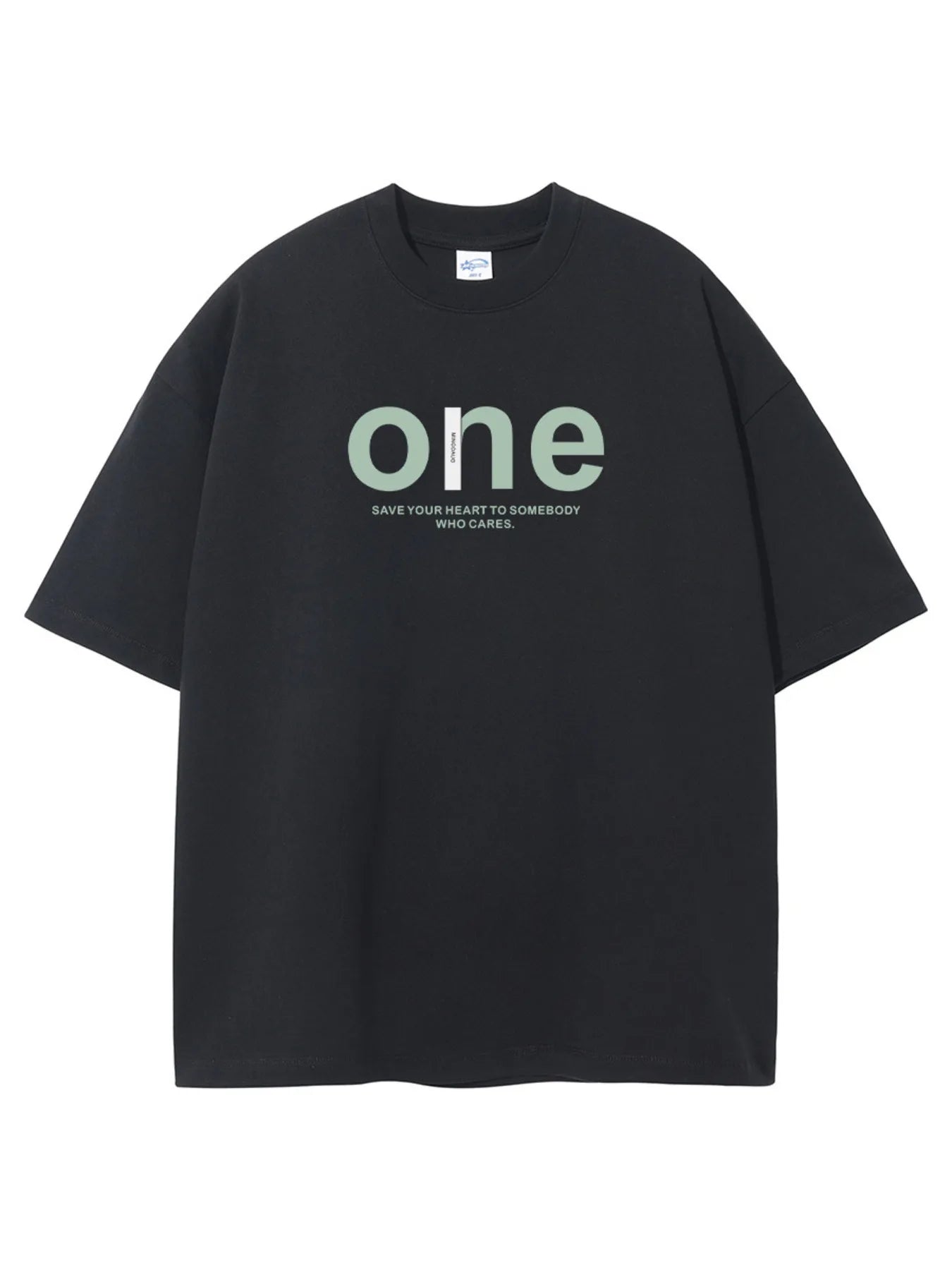 Men's Full Size Casual Letter Graphic Short Sleeve T-Shirt Plus Size