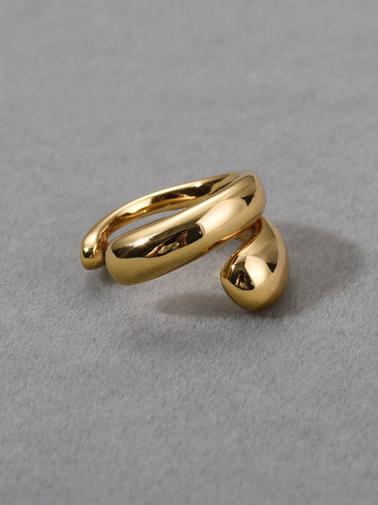 Modern double layer ear bone clip without piercing simple ear clip