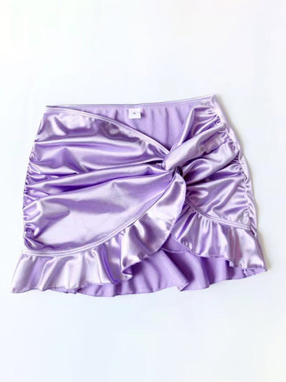 Modern women's clothing sweetheart hottie high-gloss fabric push-up sexy spa skirt bikini