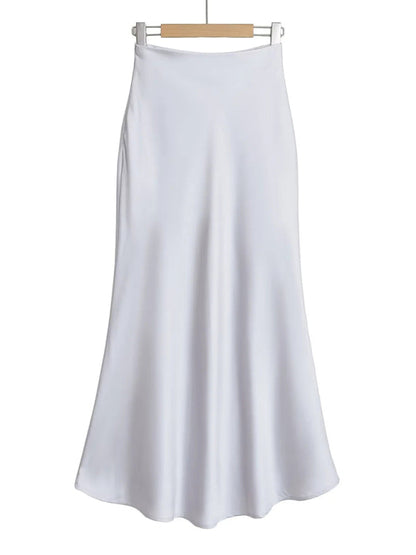 High waist maxi skirt