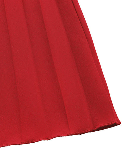 Party elegant sweet style one shoulder long sleeve solid color women's dress