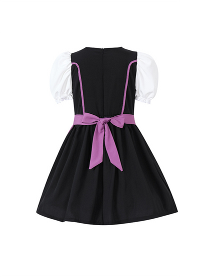 Girls Oktoberfest Costume Dress - Multi-Color Festival Outfit