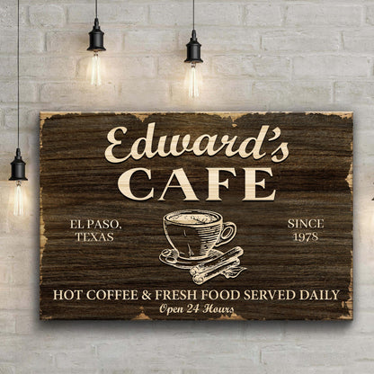 Cafe Sign III