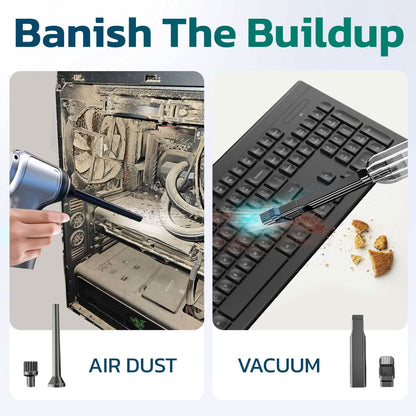 Purely C105 Keyboard Cleaner, Compressed air Duster & Vacuum Cleaner