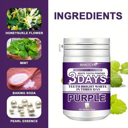 Purple Teeth Cleaning Powder