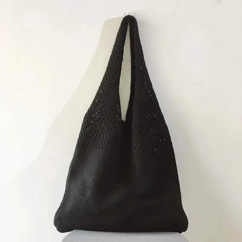 Simple Retro Hollow Crochet Bag